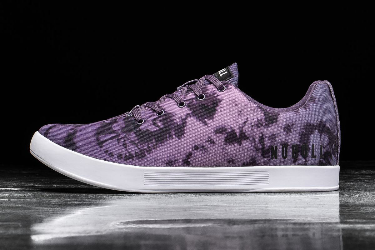 Basket Nobull Tie-Dye Canvas Trainer Femme Violette | OM9453817