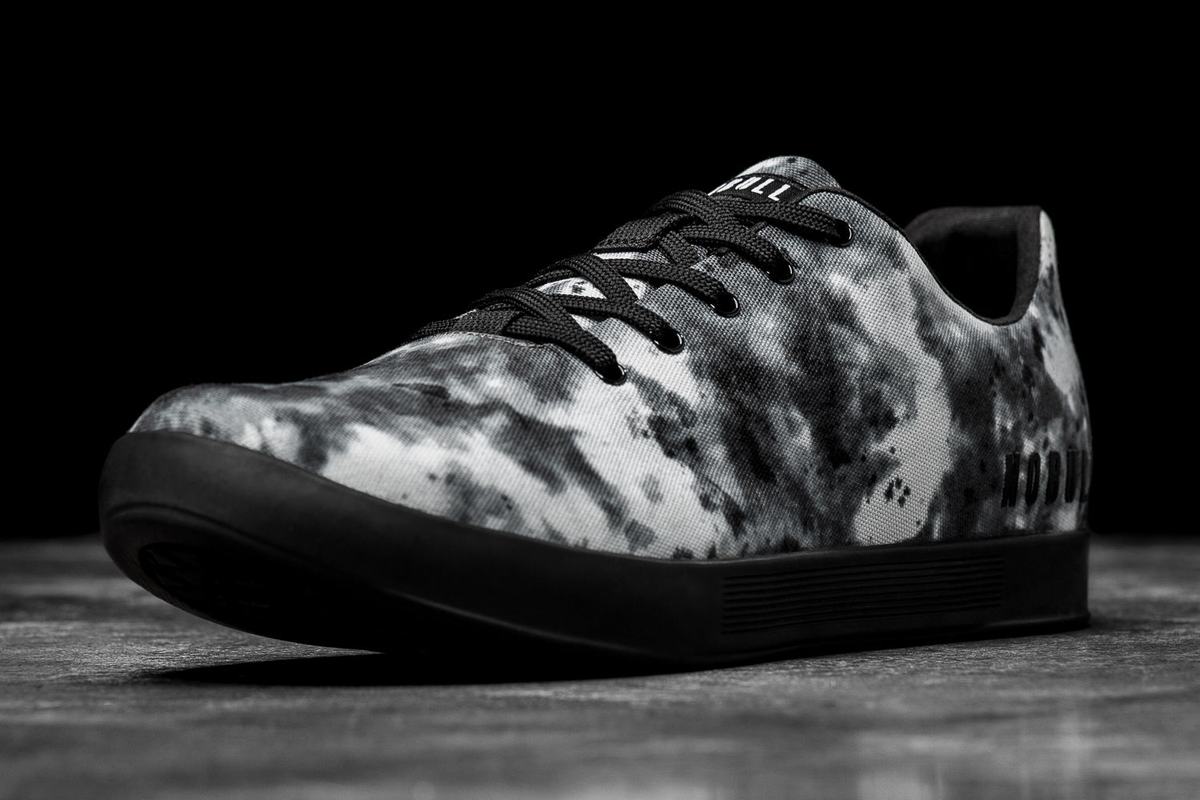 Basket Nobull Tie-Dye Canvas Trainer Femme Grise | UL7194582