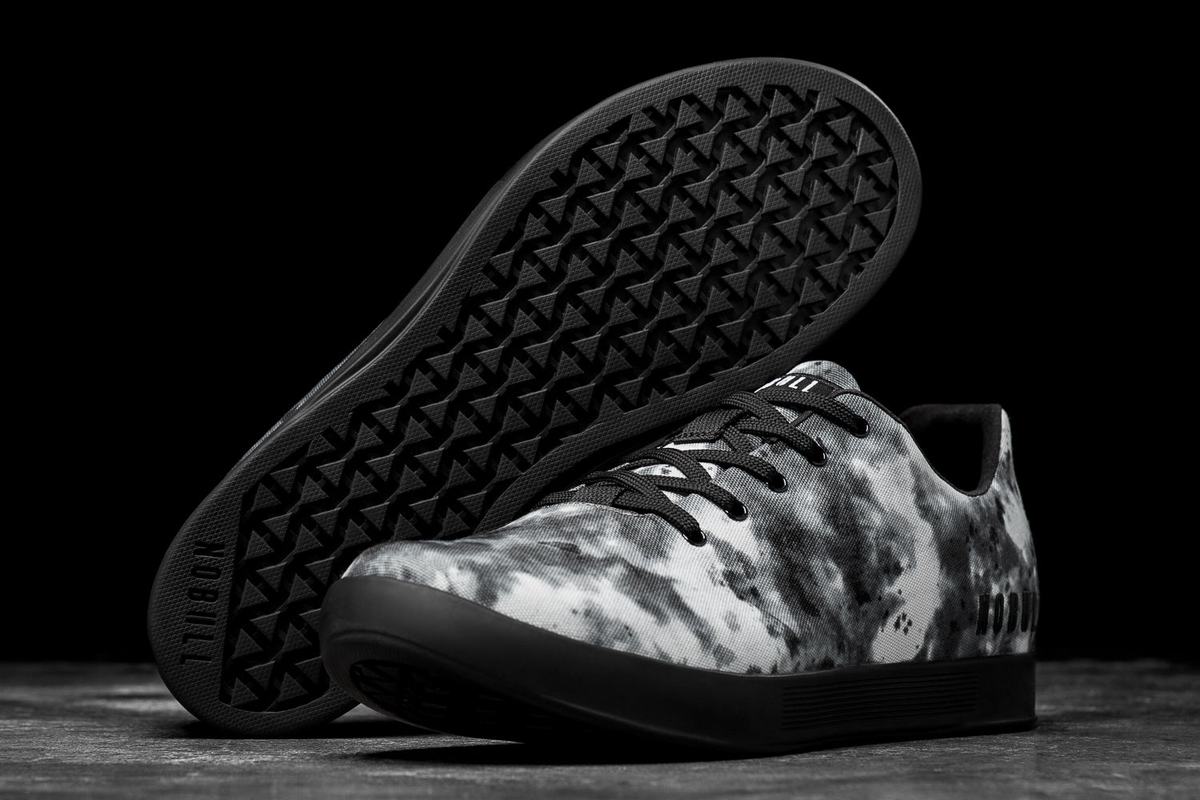 Basket Nobull Tie-Dye Canvas Trainer Femme Grise | UL7194582