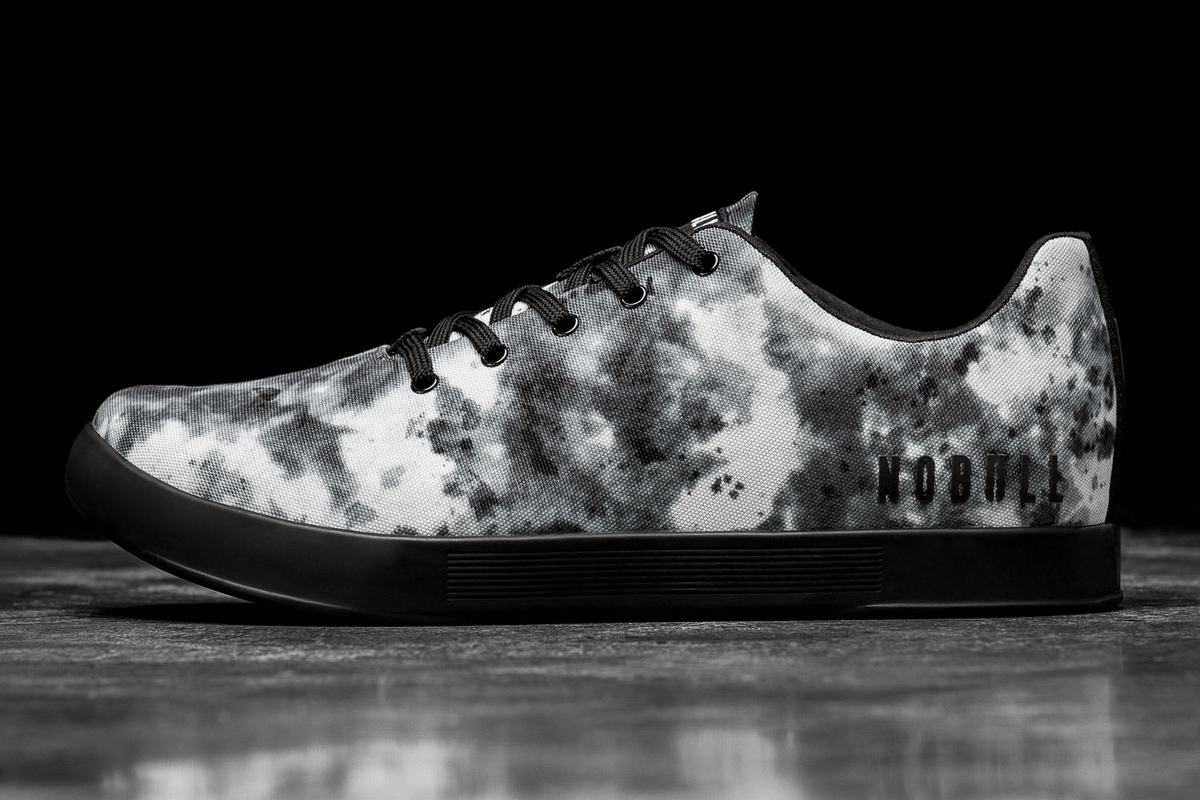 Basket Nobull Tie-Dye Canvas Trainer Femme Grise | UL7194582