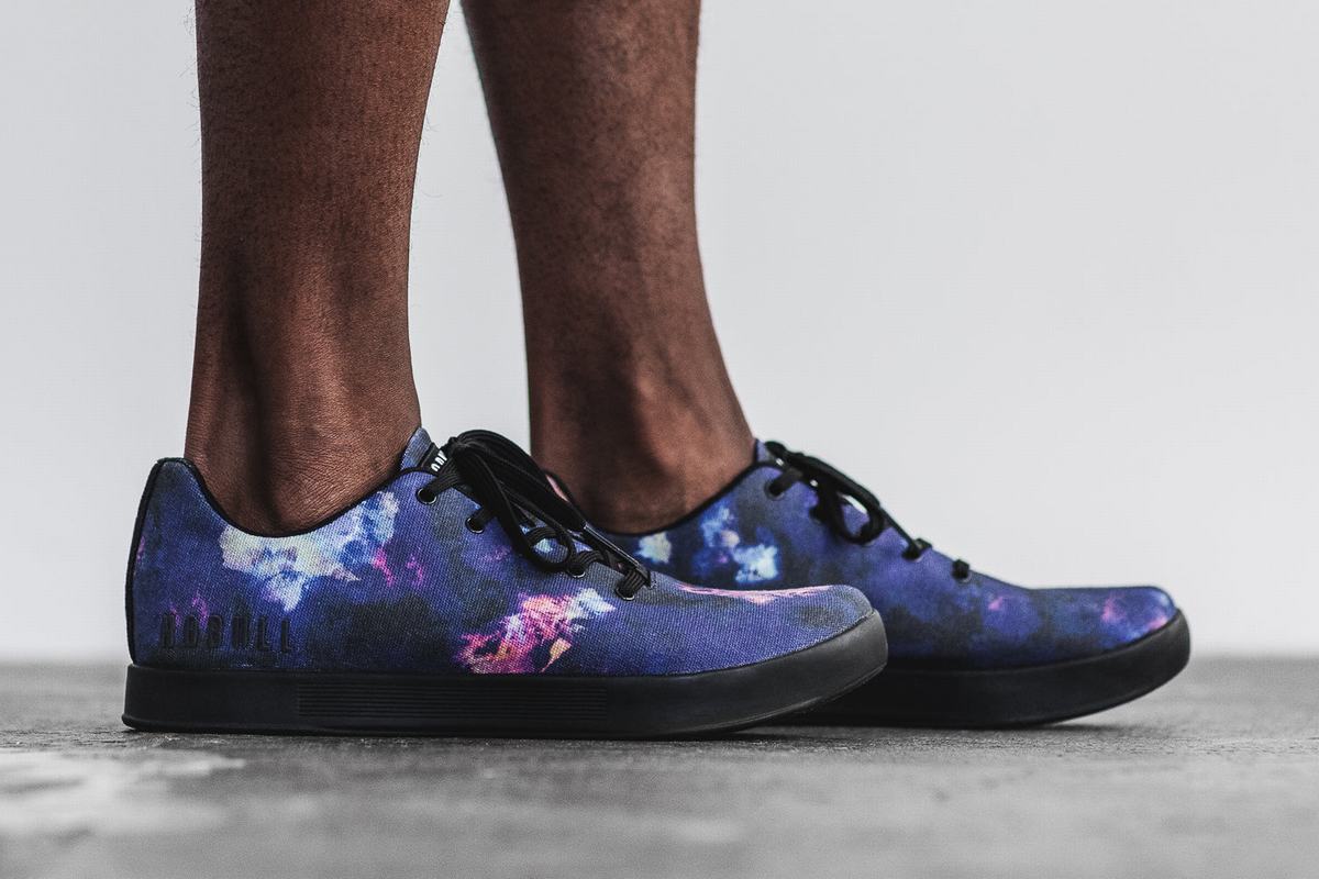Basket Nobull Tie-Dye Canvas Trainer Homme Violette Noir | FA4532816