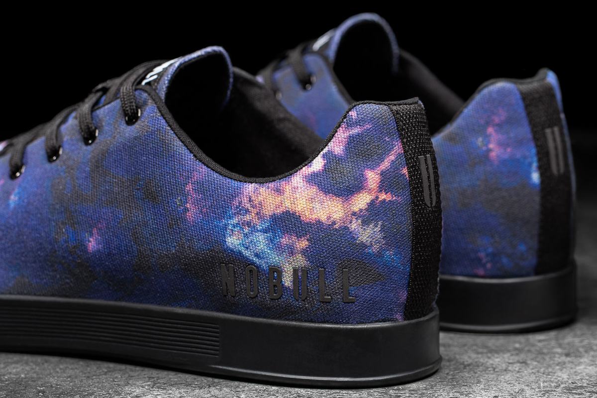 Basket Nobull Tie-Dye Canvas Trainer Homme Violette Noir | FA4532816