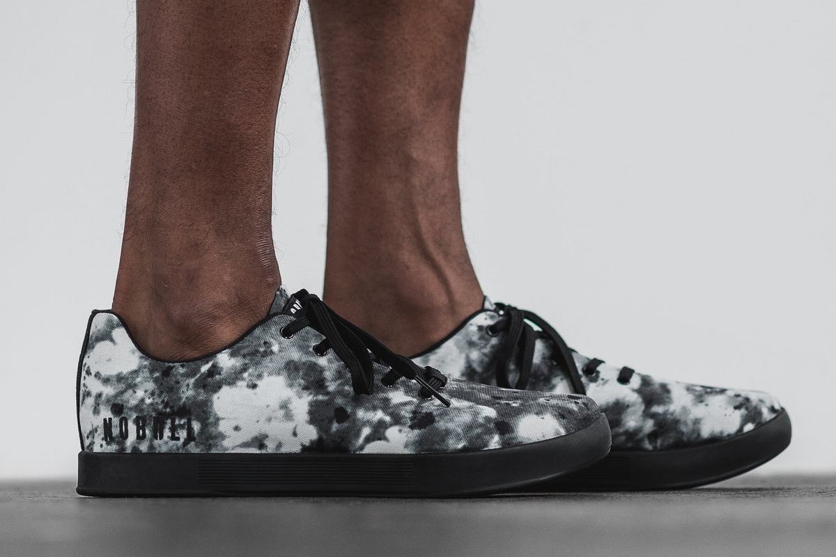 Basket Nobull Tie-Dye Canvas Trainer Homme Grise | YH0136572