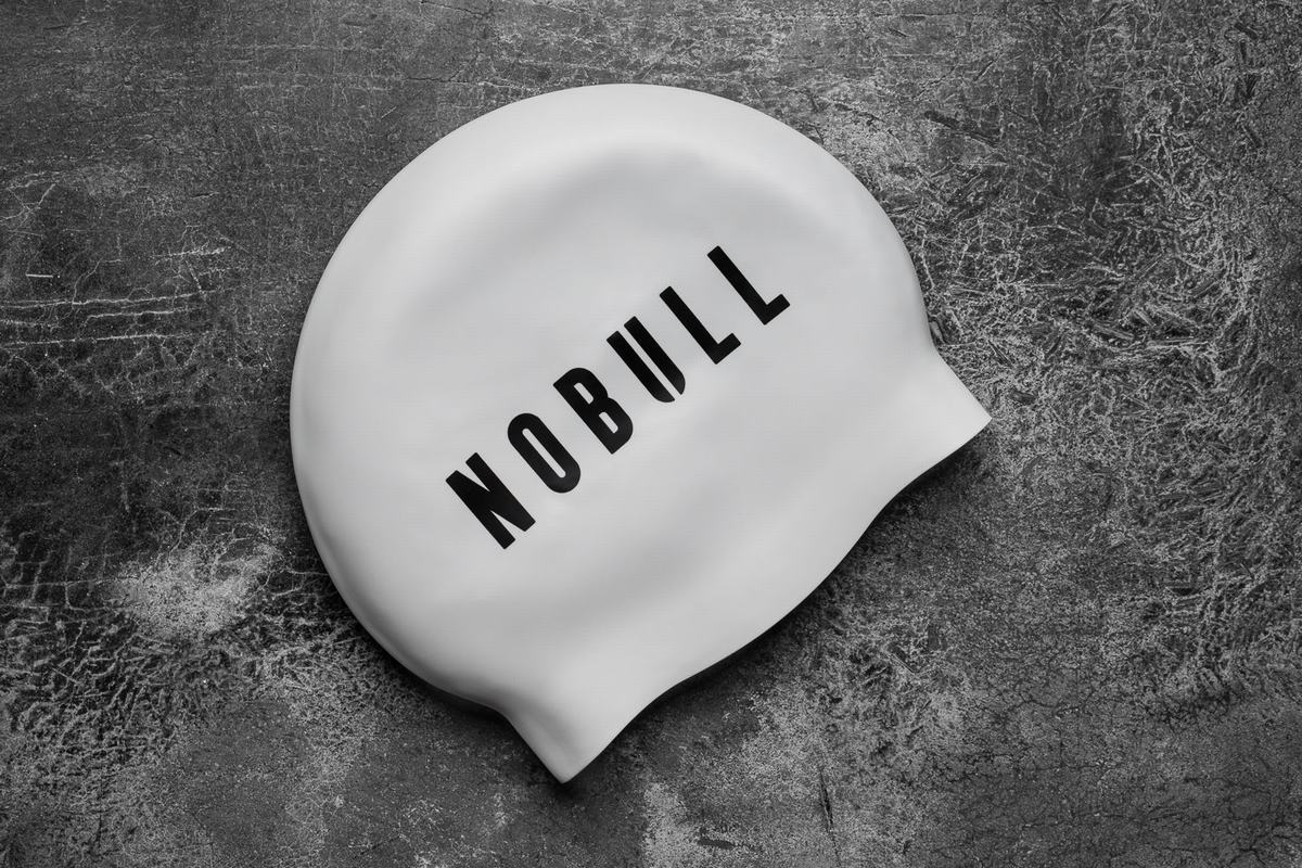 Bonnet De Bain Nobull Long Hair Homme Blanche | QT7125809