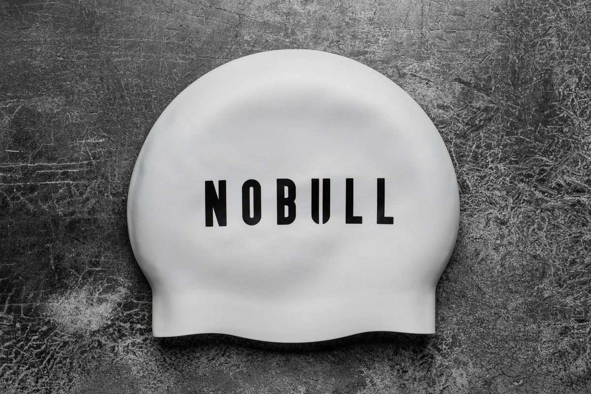Bonnet De Bain Nobull Long Hair Homme Blanche | QT7125809