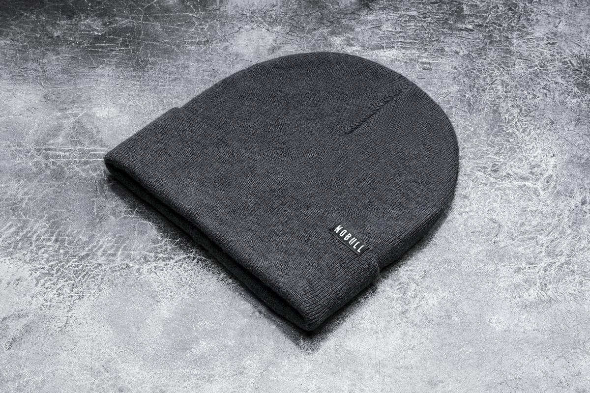 Bonnet Nobull Cuffed Beanie Femme Grise Foncé | MU2349107