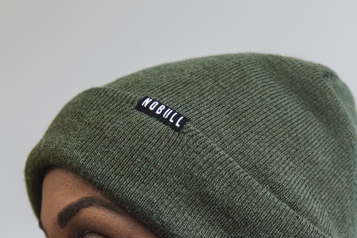 Bonnet Nobull Cuffed Beanie Femme Vert Olive | NF7409251