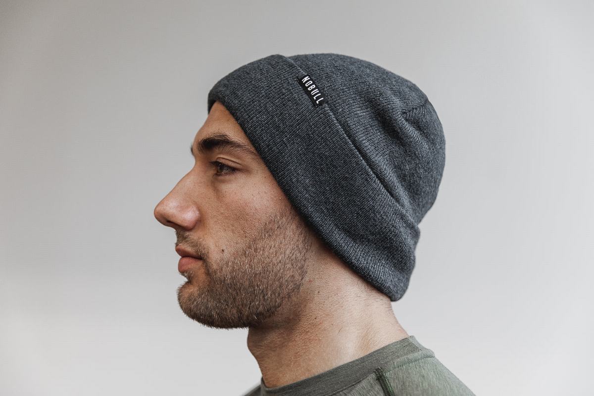Bonnet Nobull Cuffed Beanie Homme Grise Foncé | BW6307128