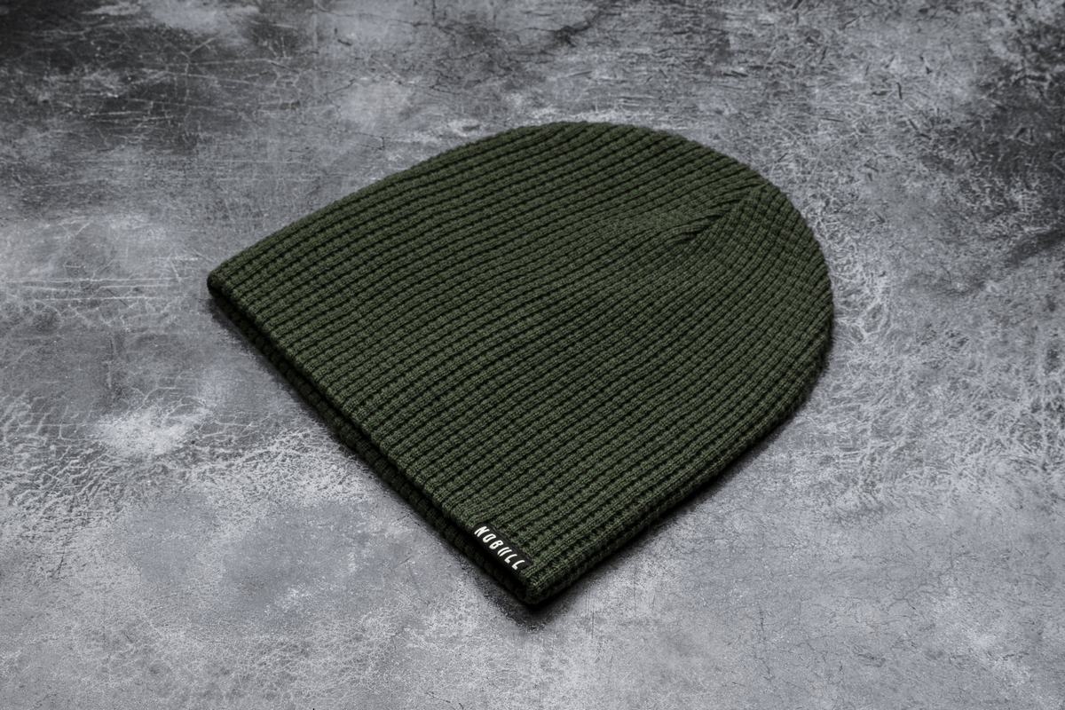 Bonnet Nobull Waffle Beanie Femme Vert Olive | HI5328719