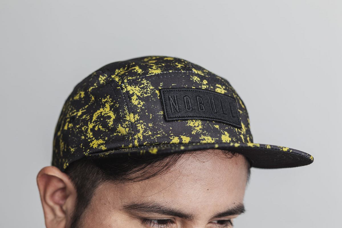 Chapeaux Nobull 5-panel Pride Femme Noir Doré | SM8270563