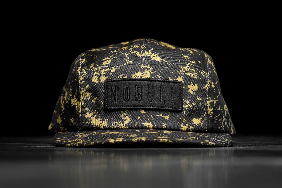 Chapeaux Nobull 5-panel Pride Homme Noir Doré | TE0529734