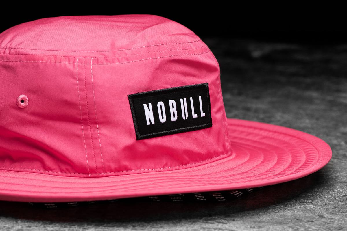 Chapeaux Nobull Boonie Neon Homme Rose | UM0391475