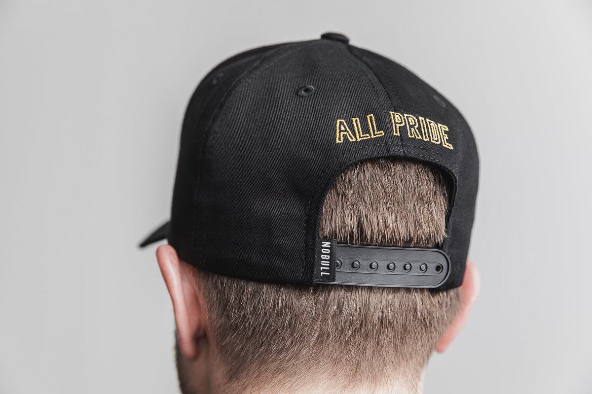 Chapeaux Nobull Classic Pride Homme Noir Doré | GP3064927