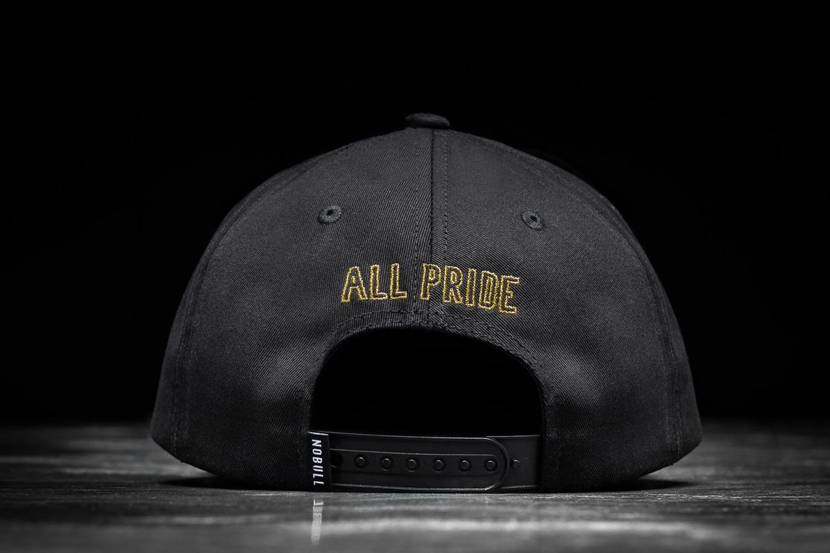 Chapeaux Nobull Classic Pride Homme Noir Doré | GP3064927