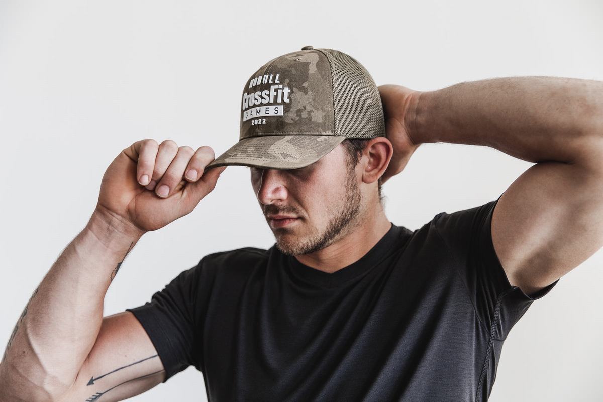 Chapeaux Nobull Crossfit Games® 2022 Curved-Brim Trucker Homme Camouflage | RD0623749