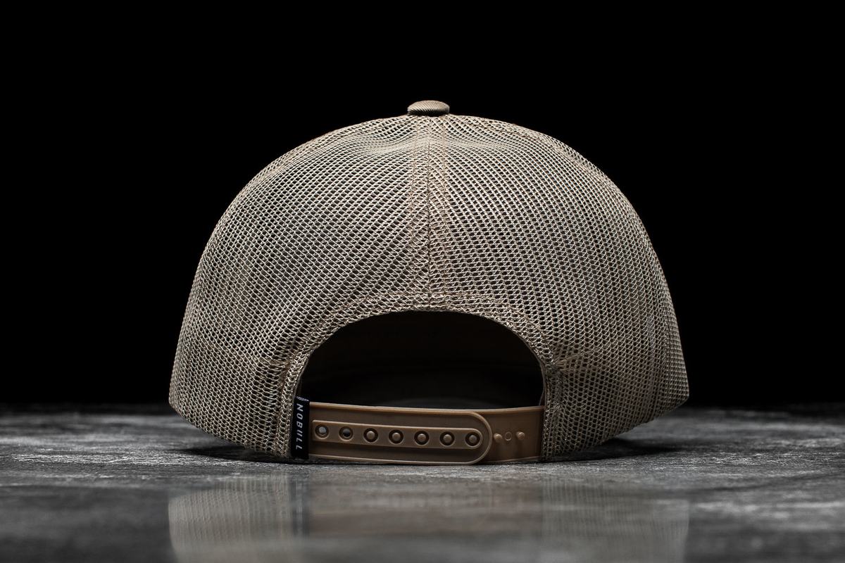 Chapeaux Nobull Curved-Brim Trucker Femme Marron Clair | OR8430175