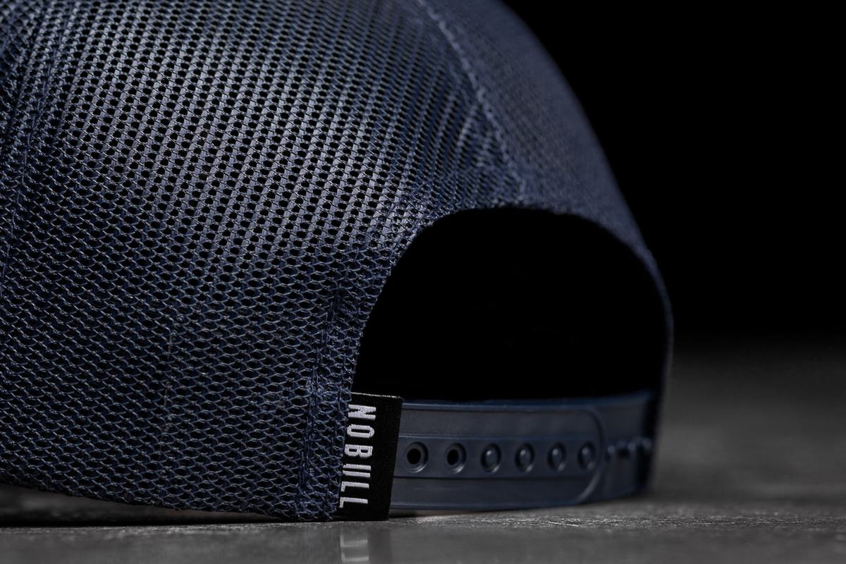 Chapeaux Nobull Curved-Brim Trucker Femme Bleu Marine | RF8974326