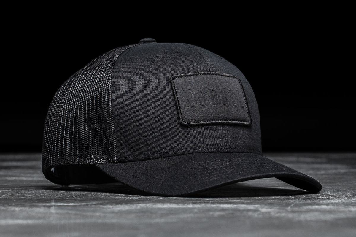 Chapeaux Nobull Curved-Brim Trucker Femme Noir | SB8027349