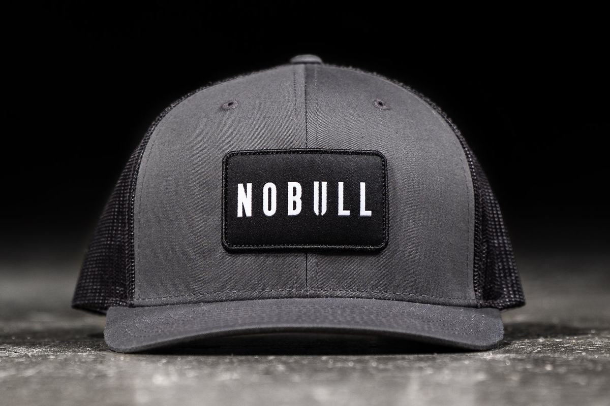 Chapeaux Nobull Curved-Brim Trucker Homme Grise Foncé Noir | HV4651973