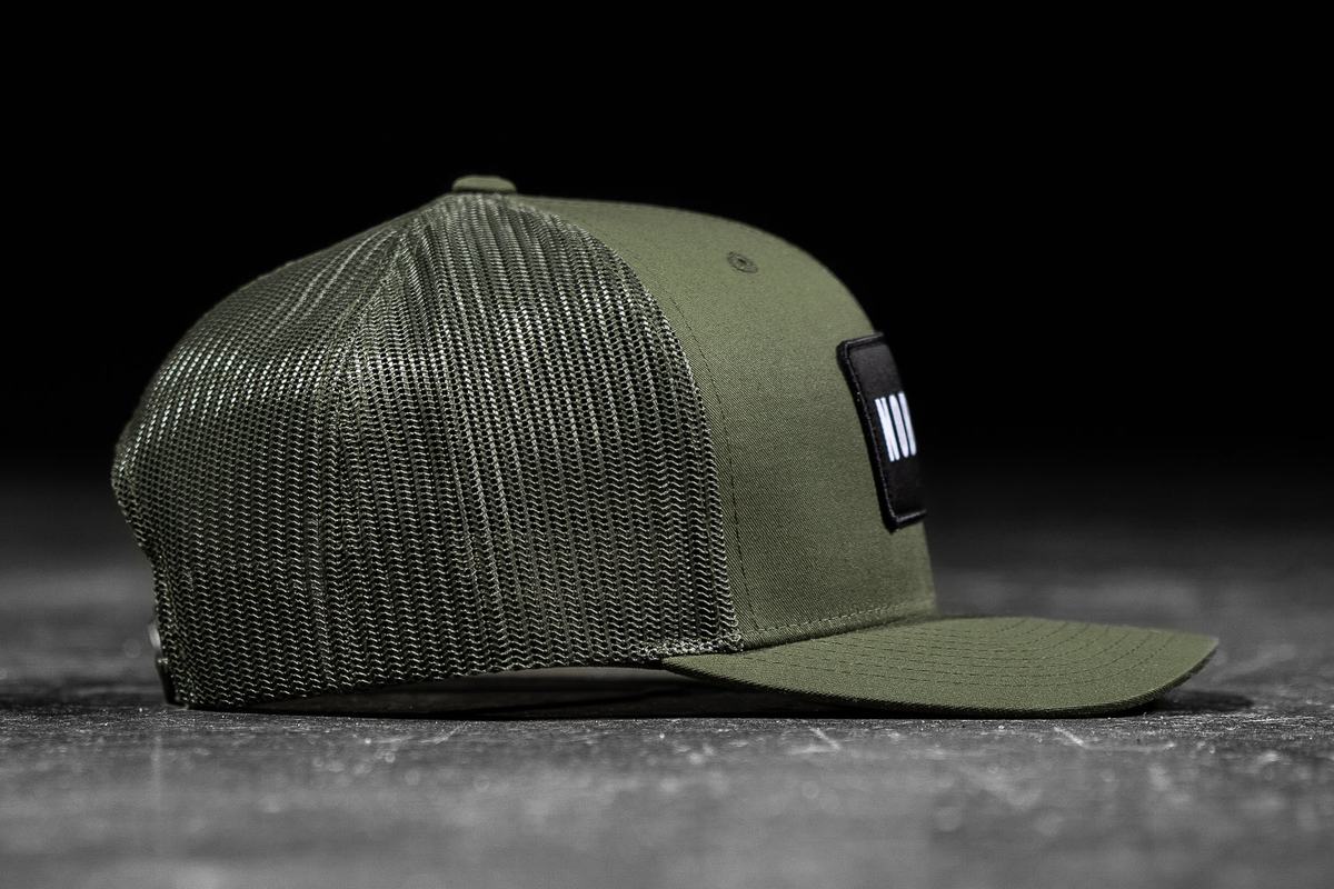 Chapeaux Nobull Curved-Brim Trucker Homme Vert Olive | SJ6842790