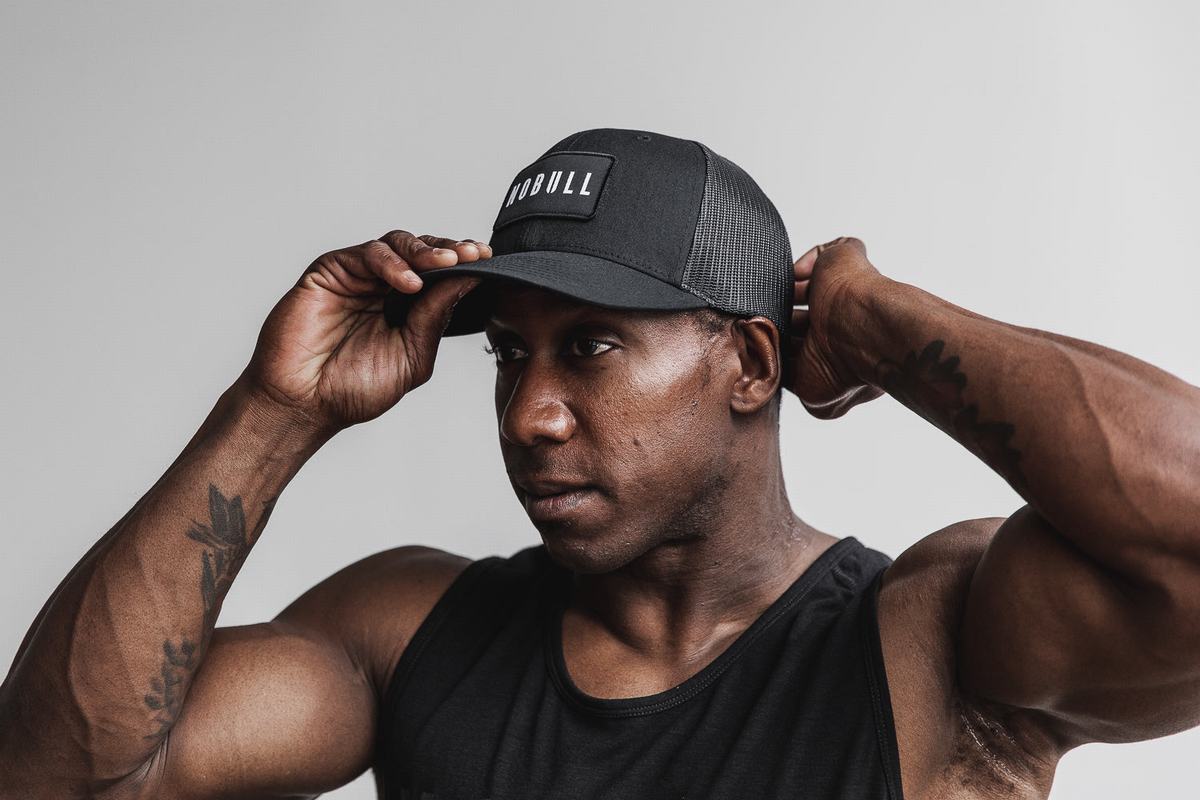 Chapeaux Nobull Curved-Brim Trucker Homme Noir | XR2918635