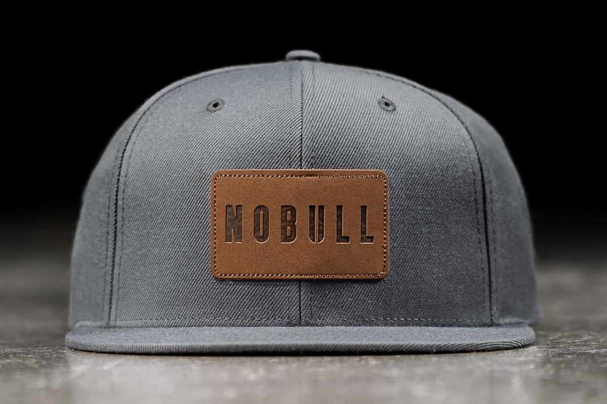 Chapeaux Nobull Plates-Brim Snapback Femme Grise | TL8043275
