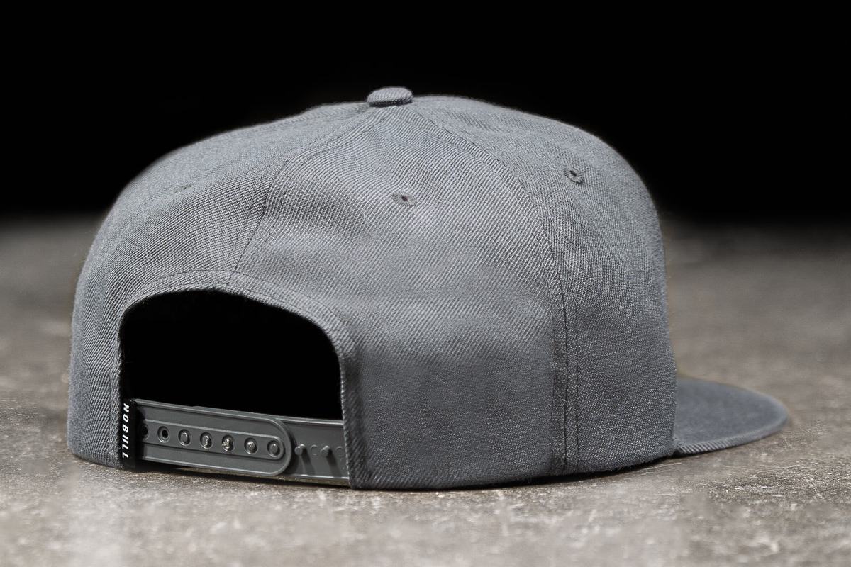 Chapeaux Nobull Plates-Brim Snapback Femme Grise | TL8043275