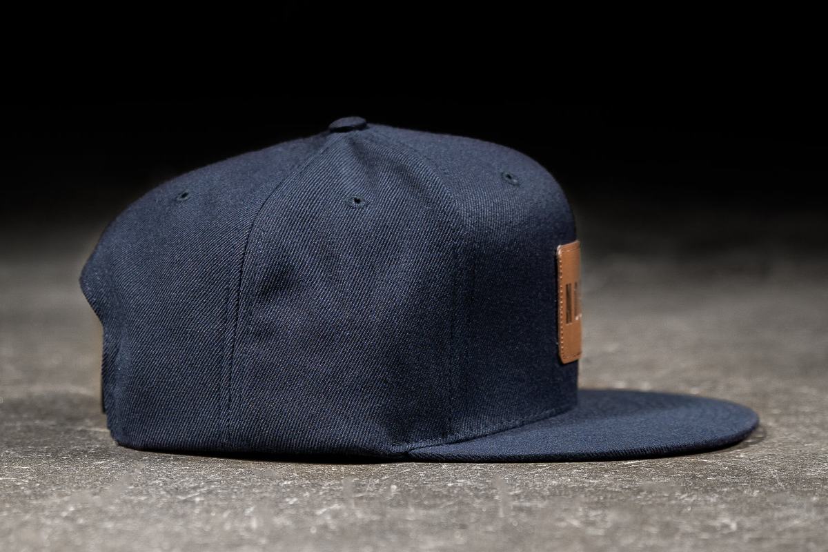 Chapeaux Nobull Plates-Brim Snapback Homme Bleu Marine | MY0612753