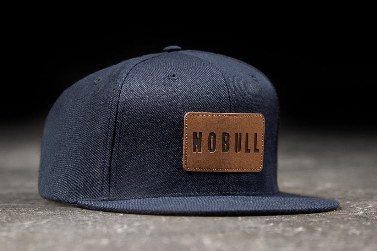 Chapeaux Nobull Plates-Brim Snapback Homme Bleu Marine | MY0612753