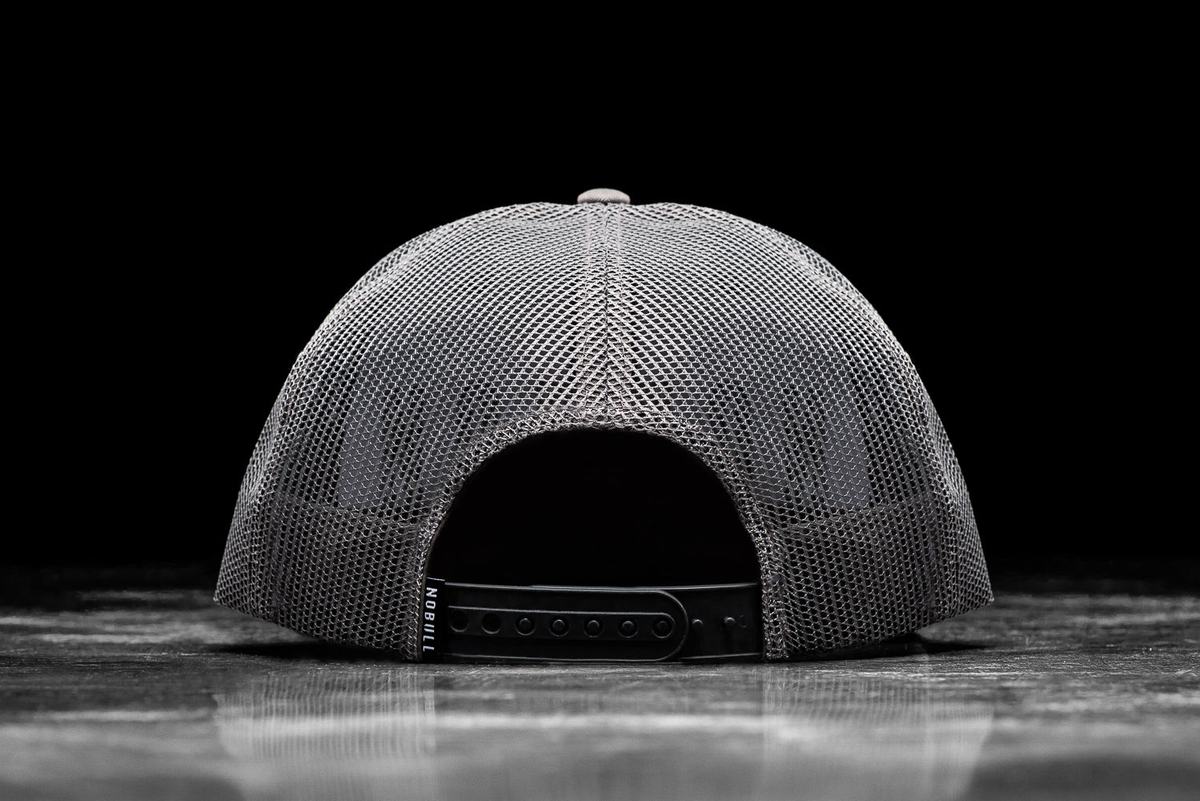 Chapeaux Nobull Plates-Brim Trucker Femme Grise Foncé | AR8602947