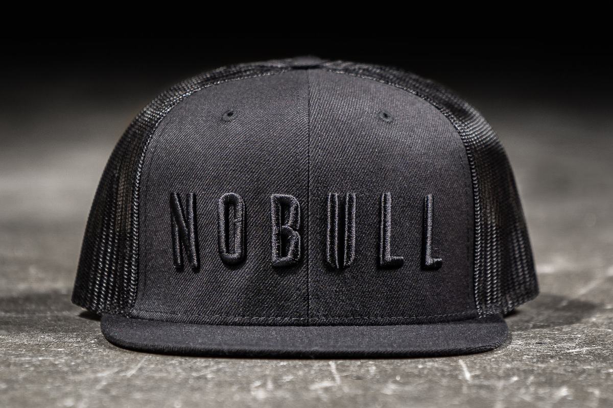 Chapeaux Nobull Plates-Brim Trucker Femme Noir | GR1375298
