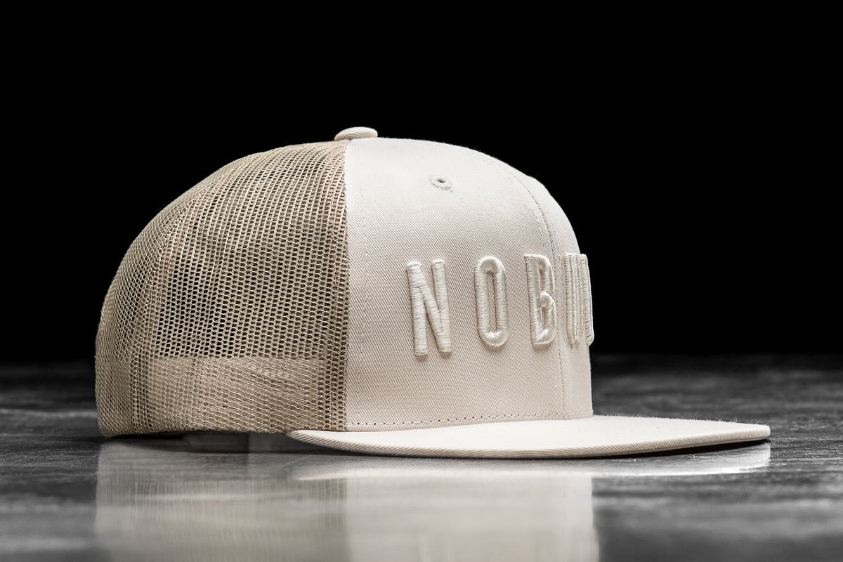 Chapeaux Nobull Plates-Brim Trucker Homme Marron | PG1425670
