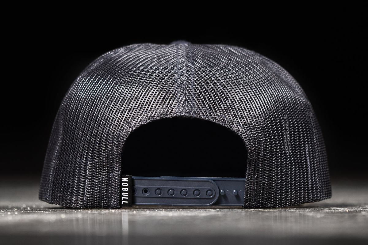 Chapeaux Nobull Plates-Brim Trucker Homme Bleu Marine | QA6428017