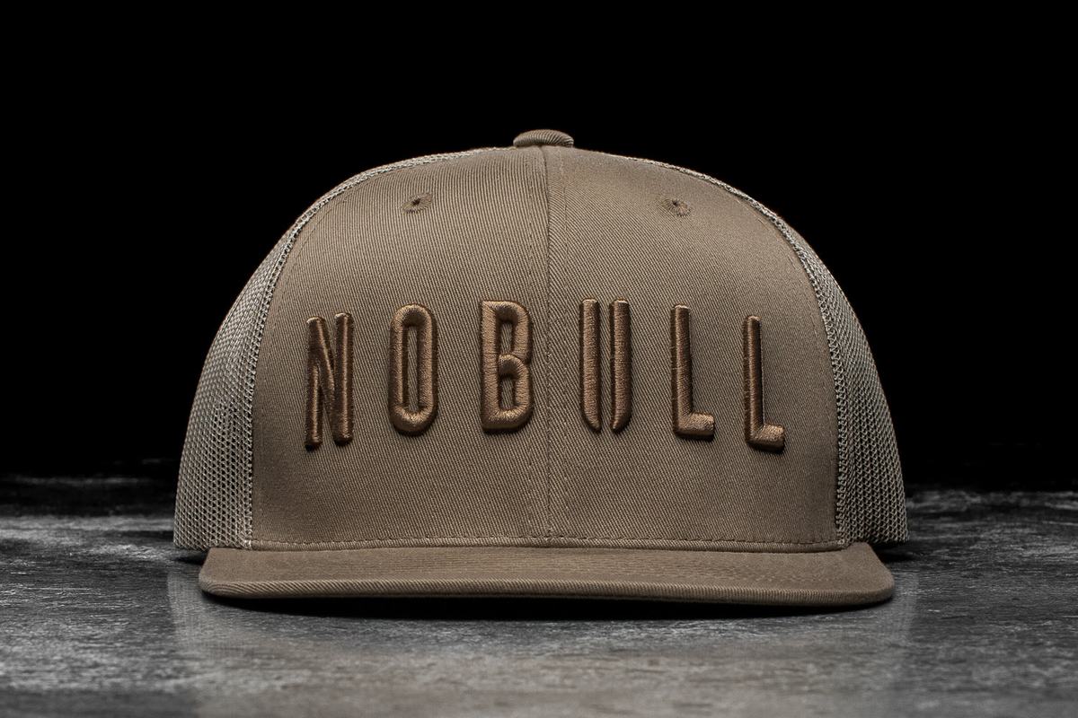 Chapeaux Nobull Plates-Brim Trucker Homme Marron Clair | XZ6593782