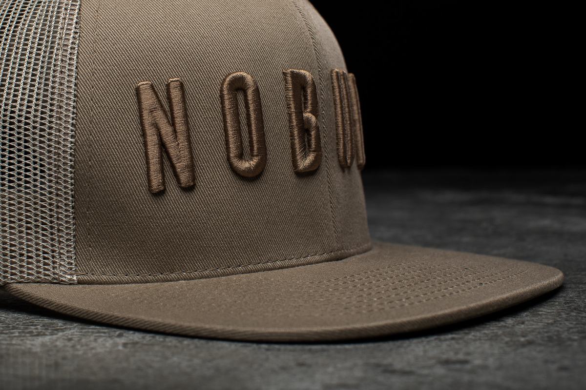 Chapeaux Nobull Plates-Brim Trucker Homme Marron Clair | XZ6593782