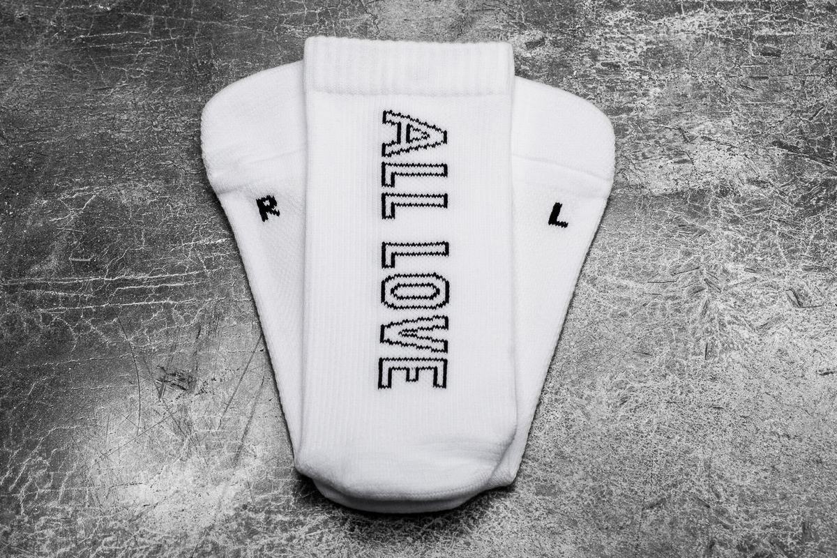 Chaussettes Nobull Crew All Love Homme Blanche | LN7124608