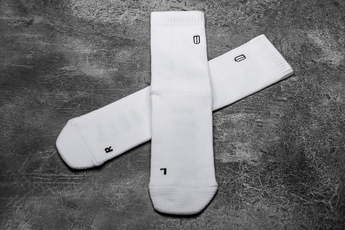 Chaussettes Nobull Crew All Love Homme Blanche | LN7124608