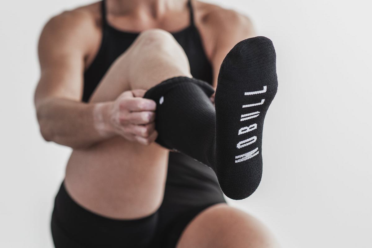 Chaussettes Nobull Crew All Love Homme Noir | HU7023451