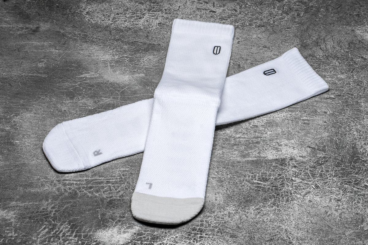 Chaussettes Nobull Crew Femme Blanche | ZF3597462