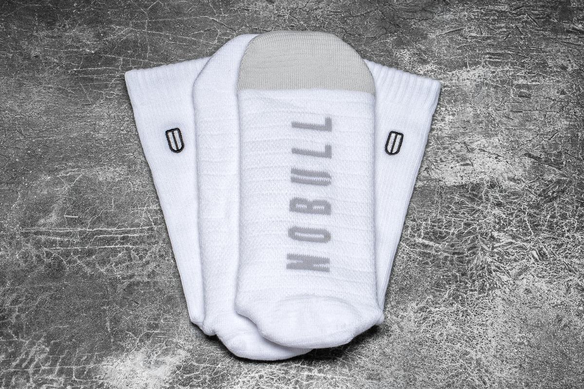 Chaussettes Nobull Crew Femme Blanche | ZF3597462