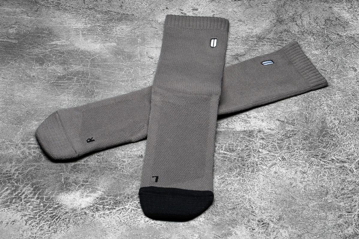 Chaussettes Nobull Crew Femme Grise Foncé Noir | NV2481370