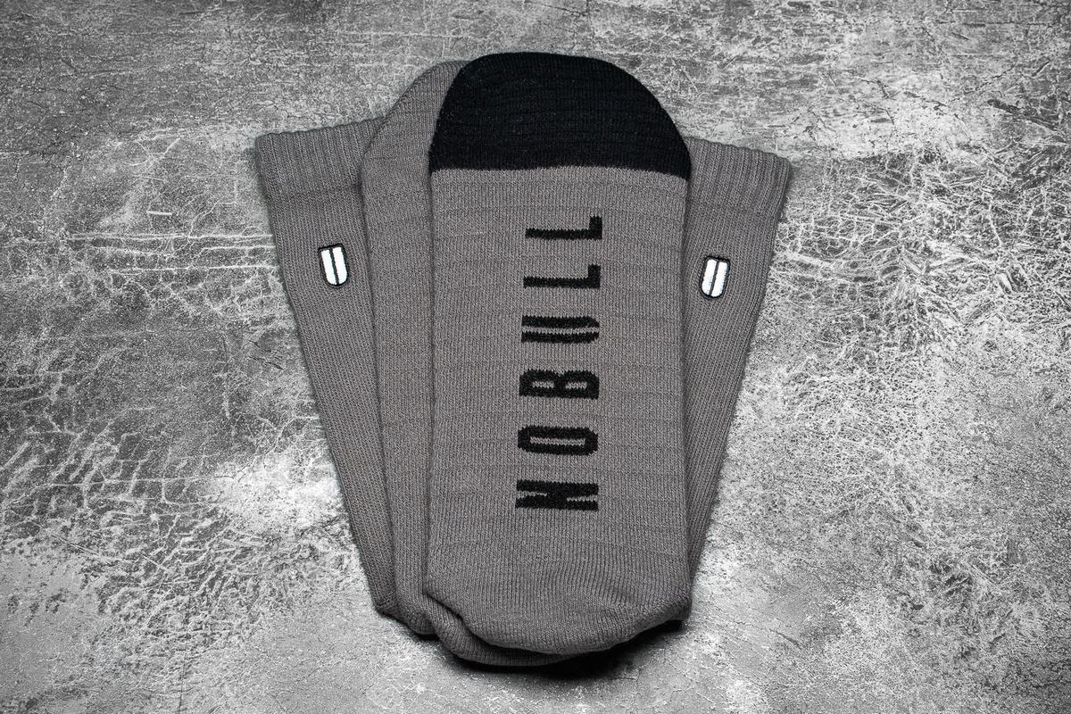 Chaussettes Nobull Crew Femme Grise Foncé Noir | NV2481370