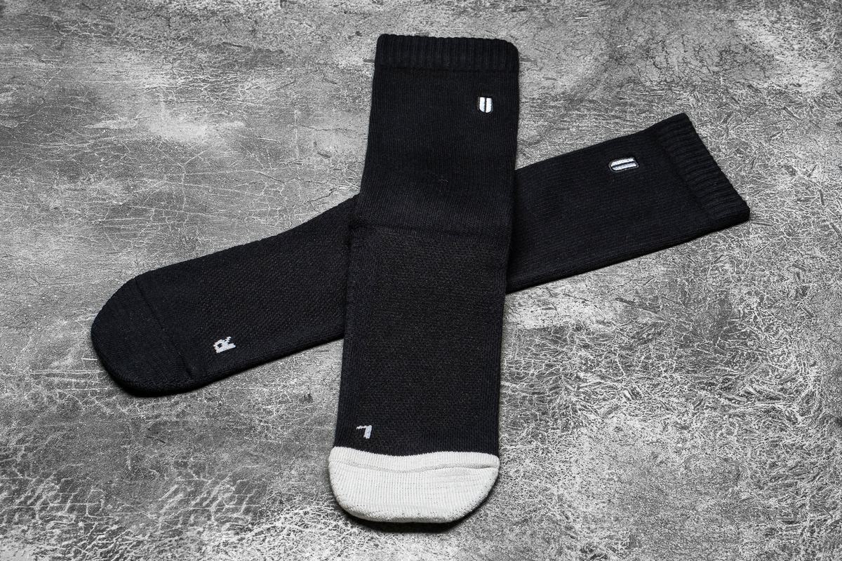Chaussettes Nobull Crew Femme Noir | HD7182946