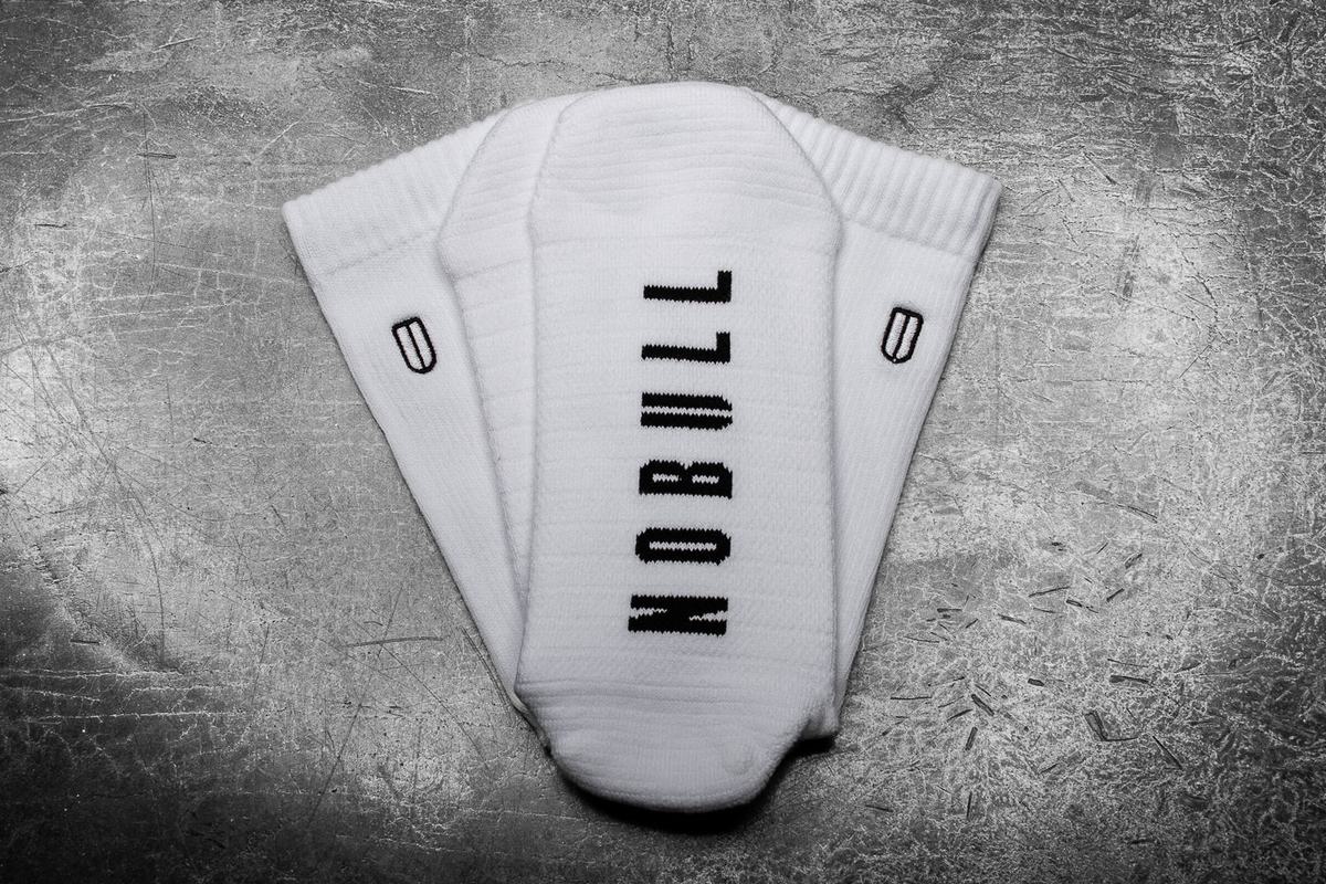 Chaussettes Nobull Crew Homme Blanche | KP8502394