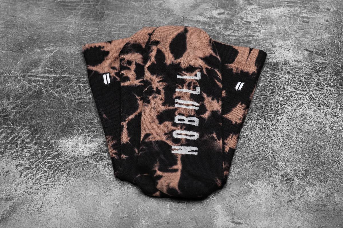 Chaussettes Nobull Crew Tie-Dye Femme Noir | EA1593204