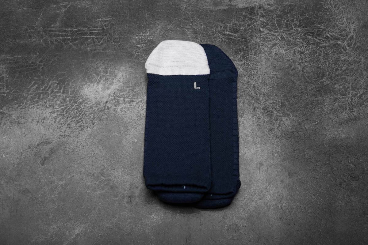 Chaussettes Nobull Low Crossfit® Homme Bleu Marine Blanche | VI9546127