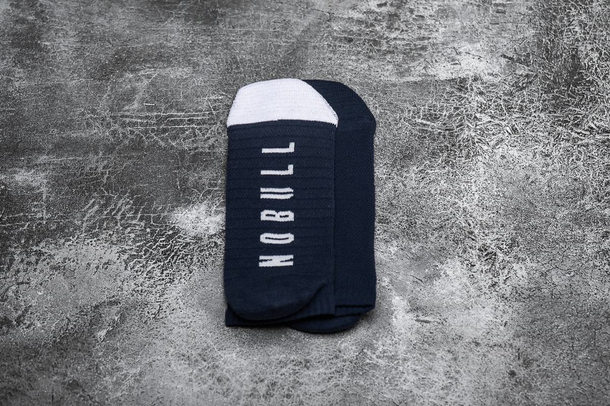 Chaussettes Nobull Low Homme Bleu Marine Blanche | EY1726805