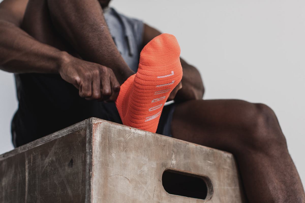 Chaussettes Nobull Low Homme Corail | ER7132958
