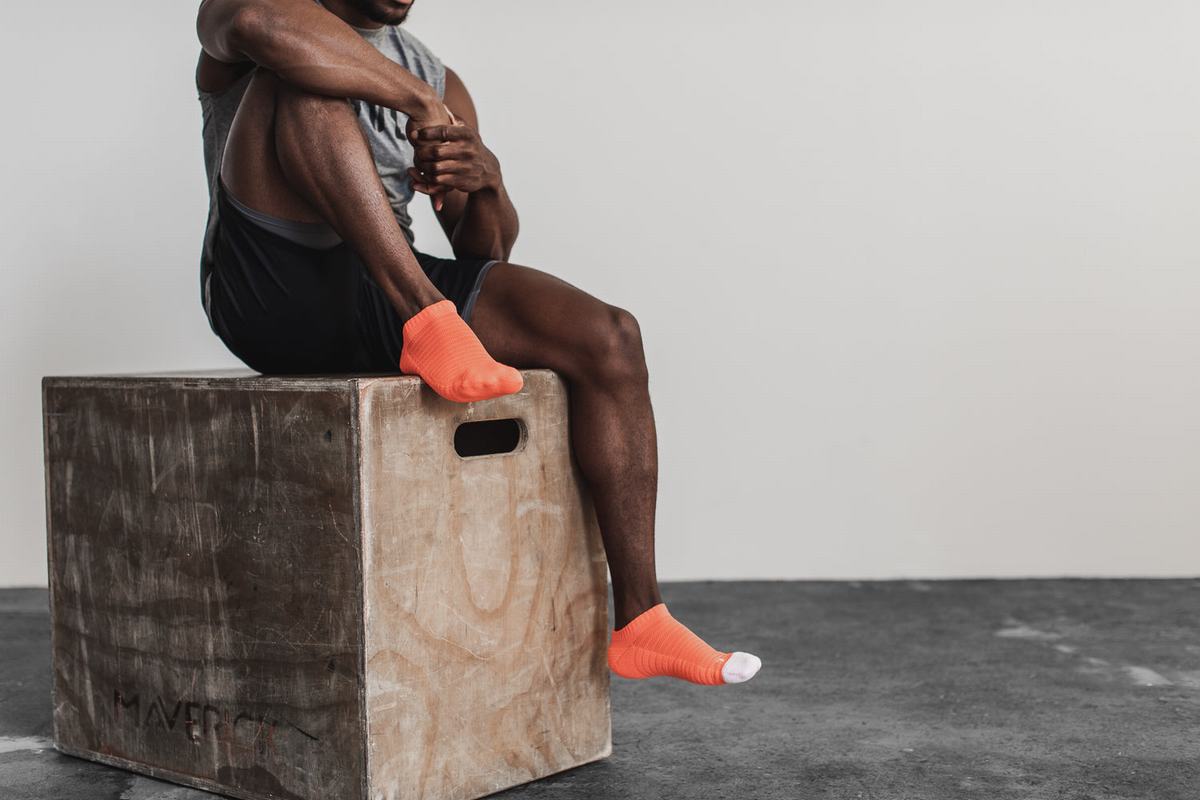 Chaussettes Nobull Low Homme Corail | ER7132958