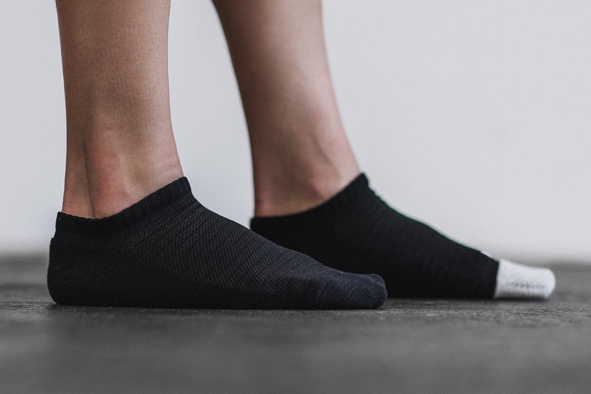 Chaussettes Nobull Low Homme Noir | VU2618047